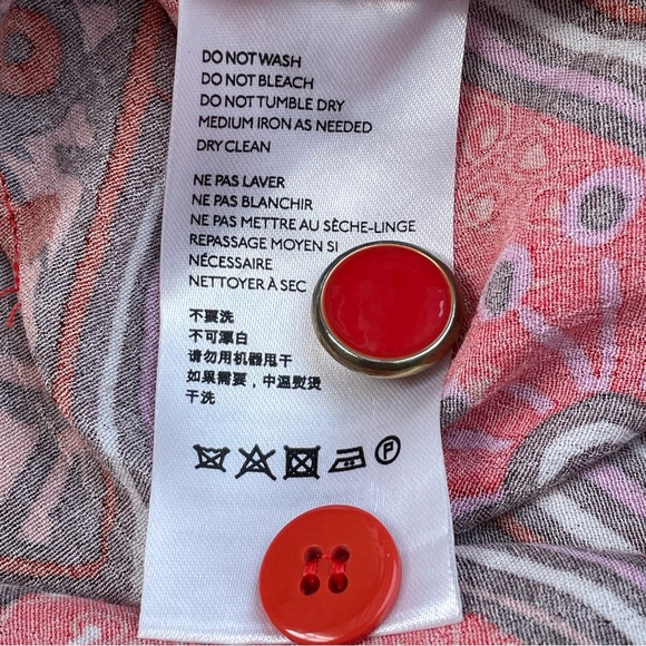 Anthropologie Skirted Wide Leg Pants Red 2 EUC - Picture 12 of 15